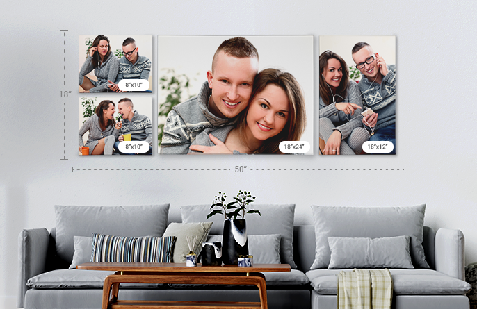 Personalised Canvas Wall Displays