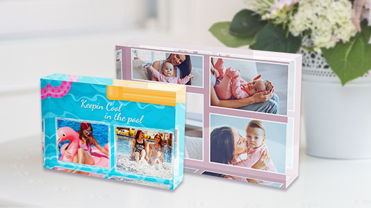 Personalised Acrylic Photo Blocks