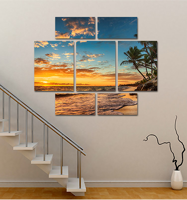 Seven Panel Split Canvas Prints