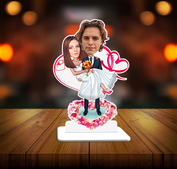 Personalized Caricature Photo Stands- Created with Best Technology