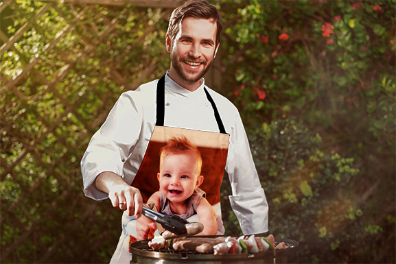 Custom Photo Apron