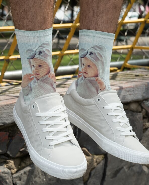 Printed socks sales