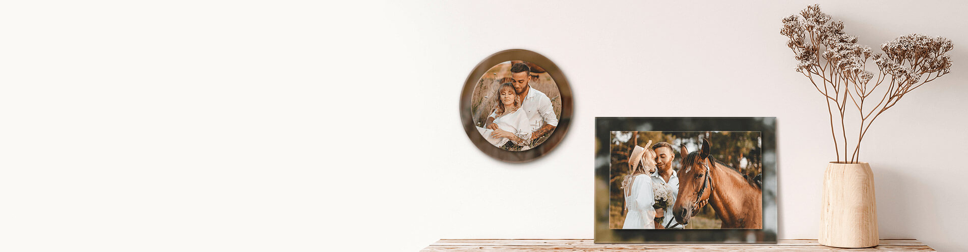 Double Layer Acrylic Frames Design Your Photos for Decor