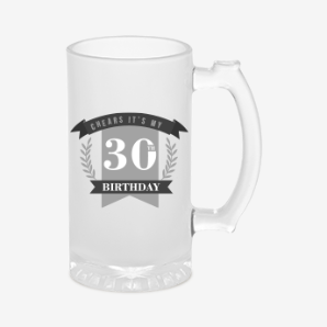 Personalized 30th birthday beer mug new-zealand
