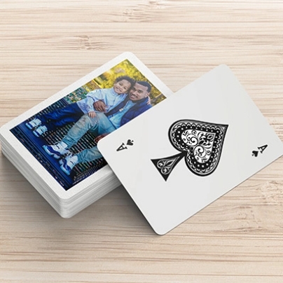 Custom Photo Playing Cards Father's Day Sale new zealand