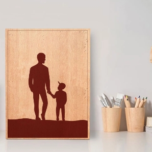 Engraved Wood Plaque Father's Day Sale new zealand