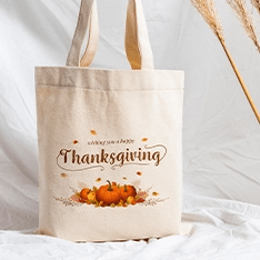 Personalised Tote Bags for Thanksgiving Sale New Zealand