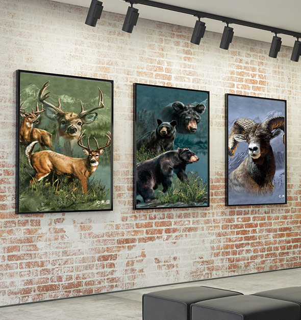 Beautiful 3D Animal Picture Print