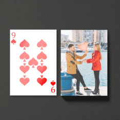 Custom Playing Cards for Valentine Day Sale New Zealand